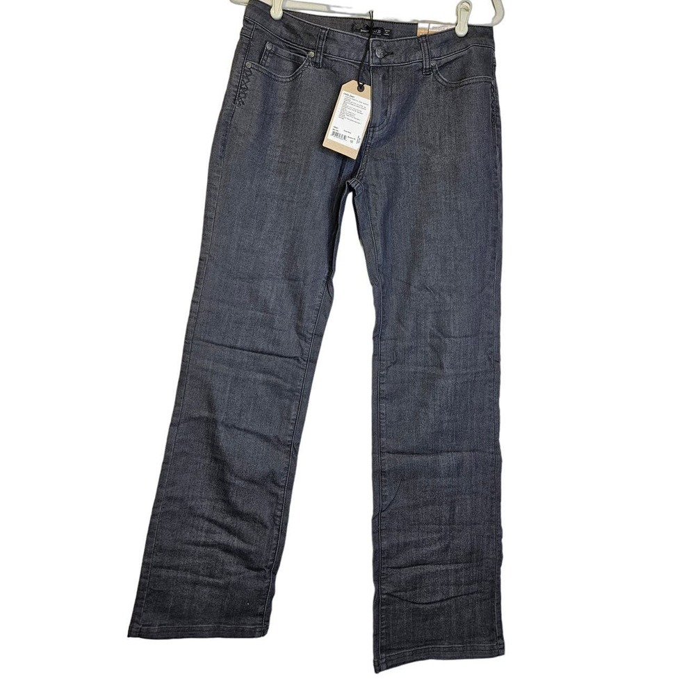 NEW Prana 10 Jada Jean Dark Wash Organic Cotton Mid Rise Stretch Bootcut